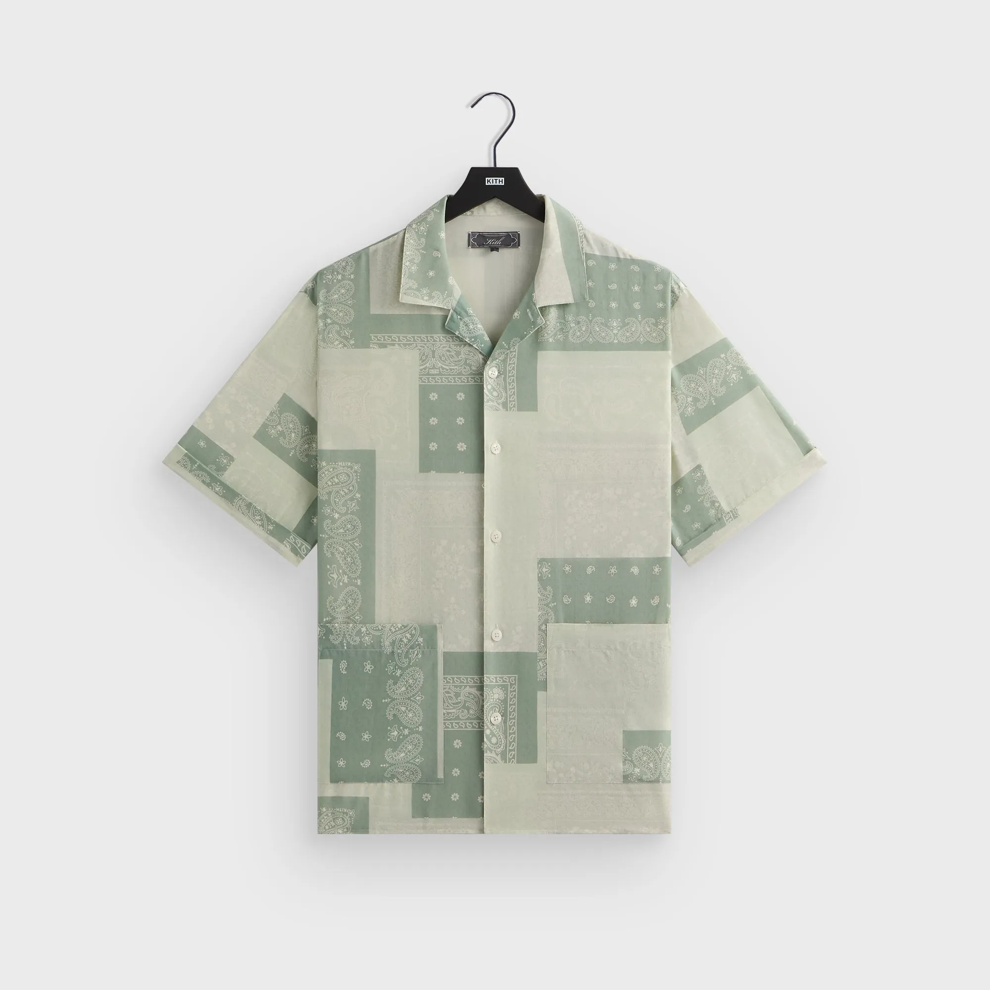 Kith Silk Lyocell Bandana Reade Shirt - Realm sold by Kith