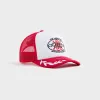 Kith for Cigarette Nolan Trucker Hat - Cinnabar sold by Kith