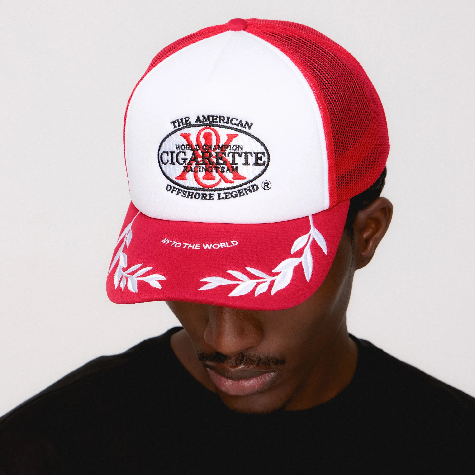 Kith for Cigarette Nolan Trucker Hat - Cinnabar sold by Kith product image thumbnail 2