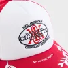 Kith for Cigarette Nolan Trucker Hat - Cinnabar sold by Kith