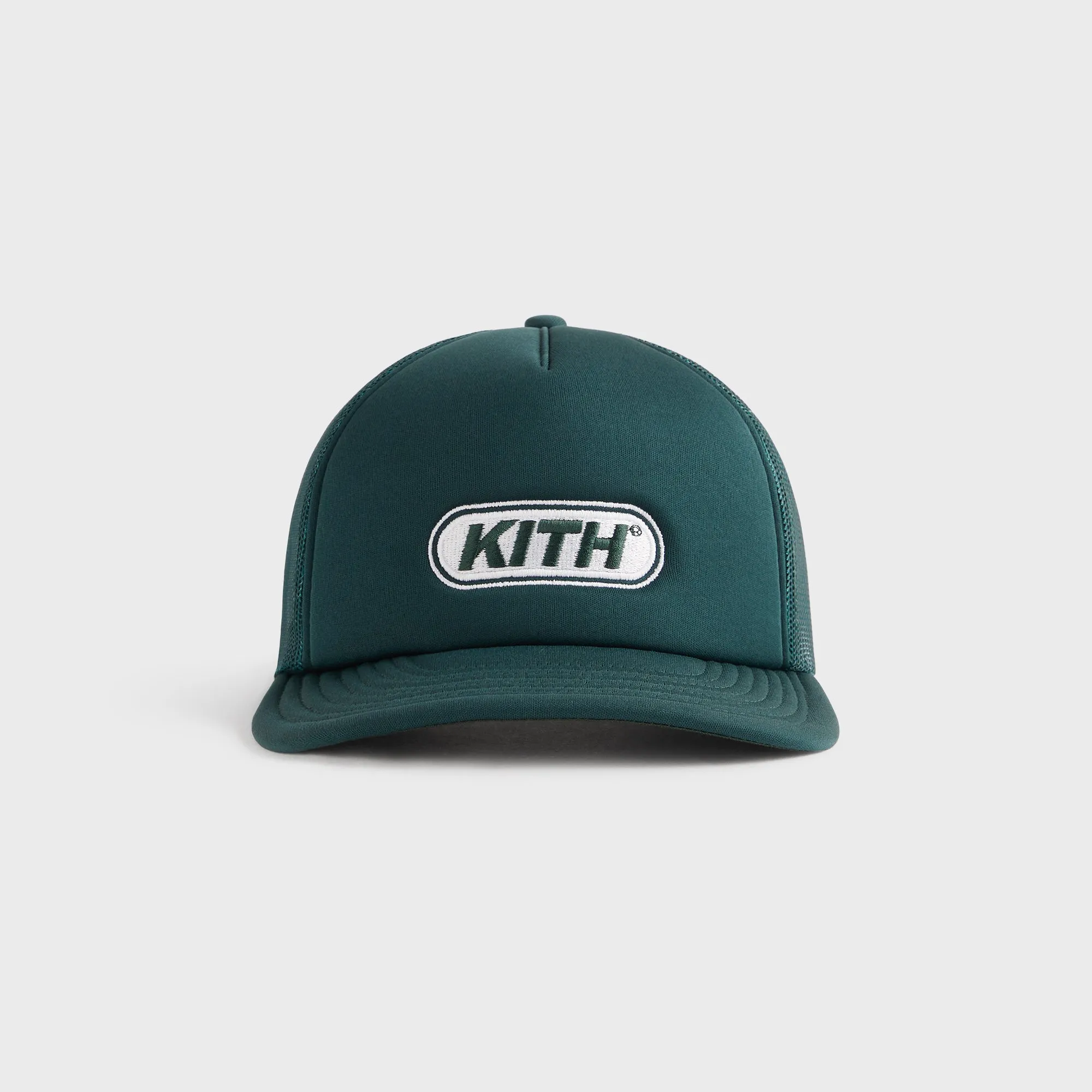Kith Poly Foam Fast Logo Patch Nolan Trucker Hat - Stadium sold by Kith