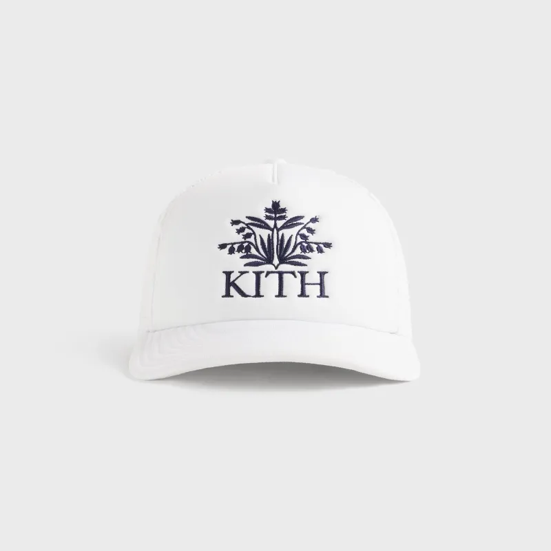 Kith Lace Poly Foam Nolan Trucker Hat - White sold by Kith