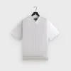 Kith Leon Short Sleeve Lace Combo Jersey - White sold by Kith