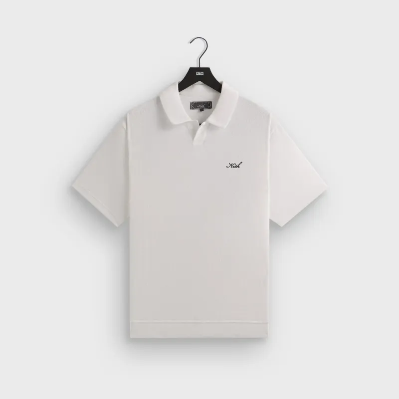 Kith Plush Terry Leo Polo - White sold by Kith