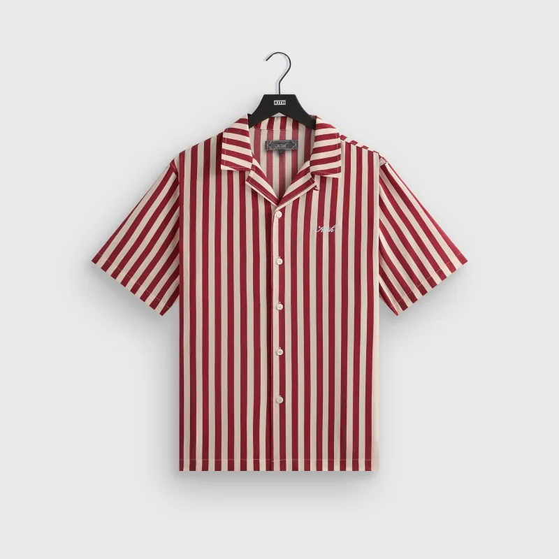Kith Striped Thompson Camp Collar Shirt - Allure sold by Kith