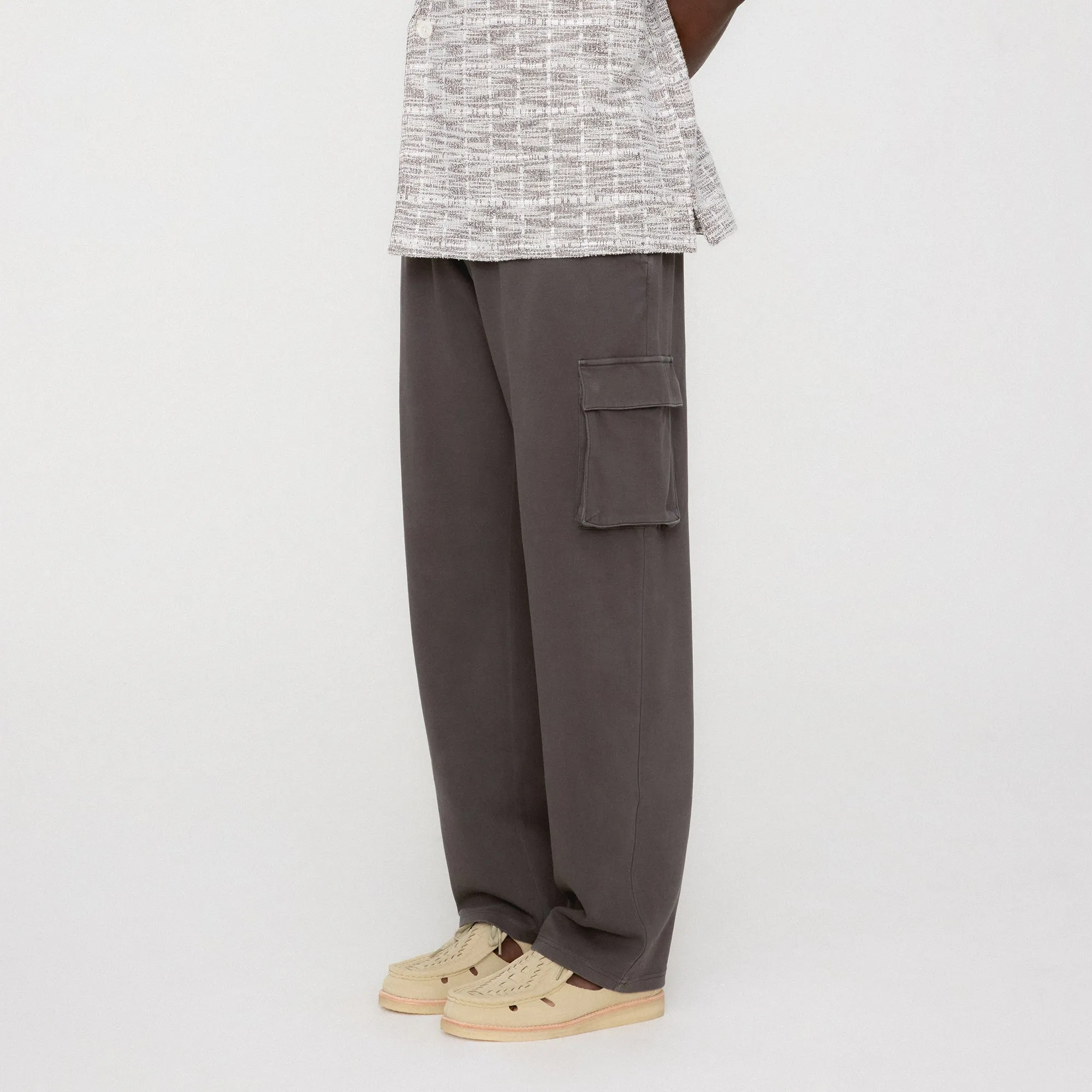 Kith Crystal Wash Interlock Bryson Cargo Pant - Somber sold by Kith product image thumbnail 2