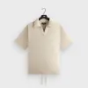 Kith Soft Woven Short Sleeve Glen Pullover - Waffle sold by Kith