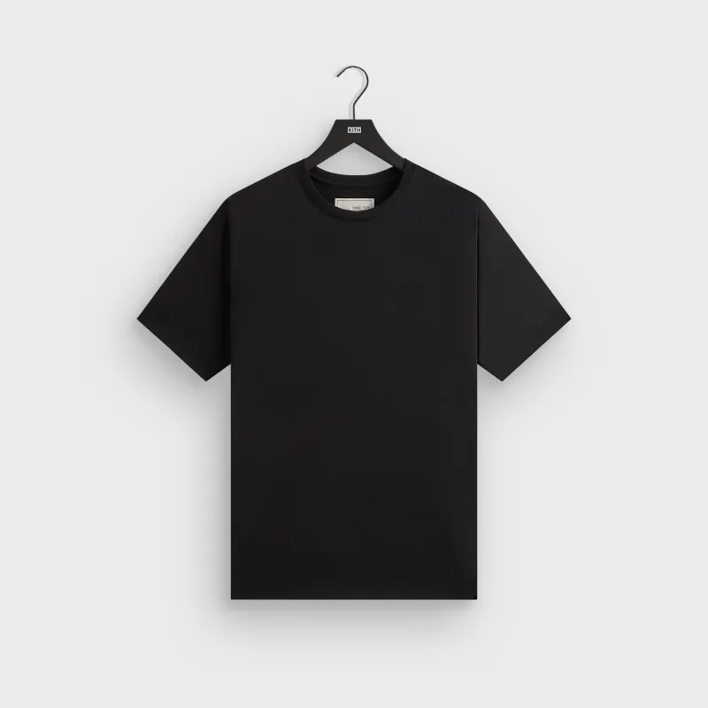 &Kin Pima Jersey Short Sleeve Heathrow Tee - Black sold by Kith