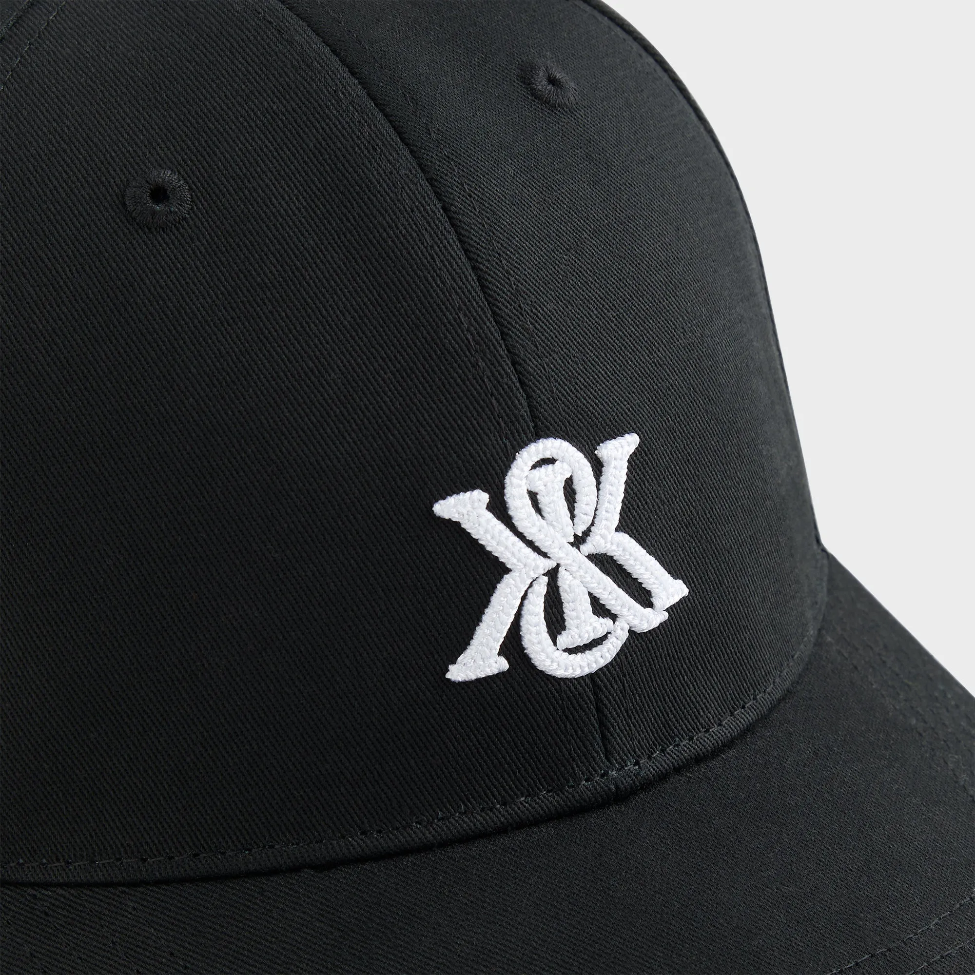 Kith Greenwich Two-Button Twill Classic Cap - Black sold by Kith product image thumbnail 5