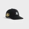 Kith Greenwich Two-Button Twill Classic Cap - Black sold by Kith