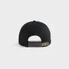 Kith Greenwich Two-Button Twill Classic Cap - Black sold by Kith