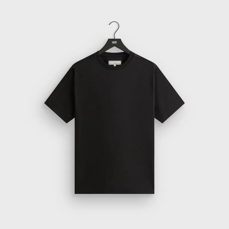 &Kin Short Sleeve Darin Tee - Black sold by Kith