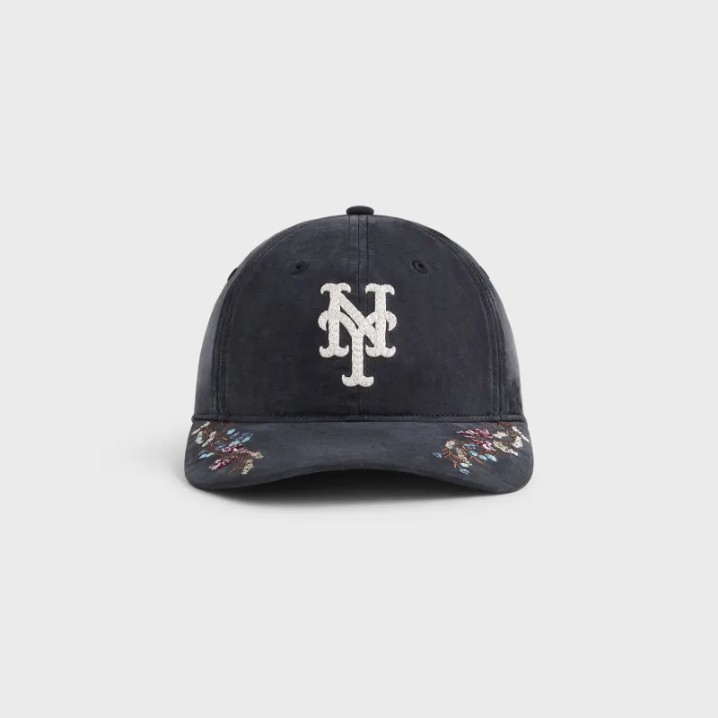 Kith & '47 for the New York Mets Cupro Linen Franchise LS Cap - Black sold by Kith