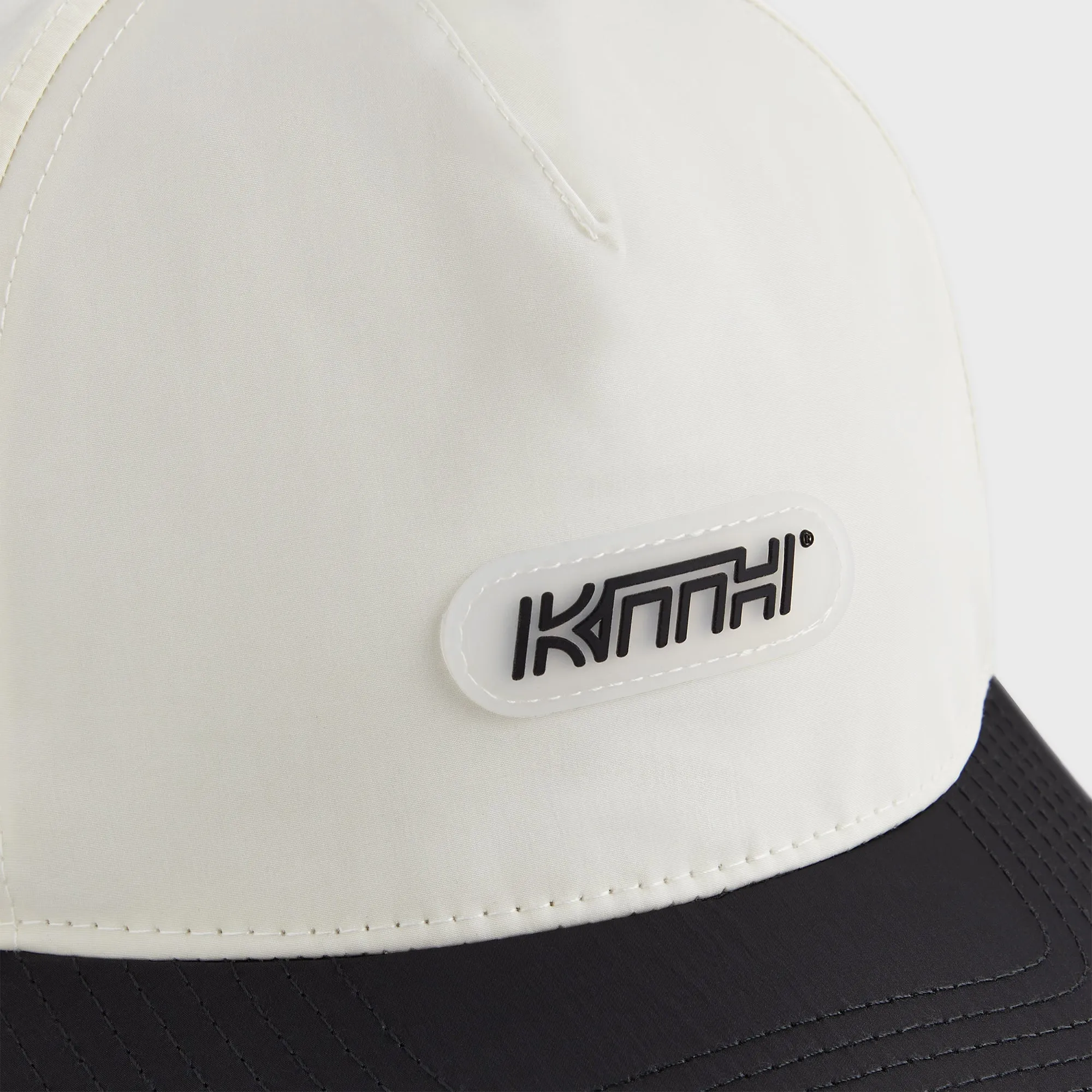 Kith Two-Tone Wrinkle Nylon Bay Low Pinch Crown Cap - Black sold by Kith product image thumbnail 5