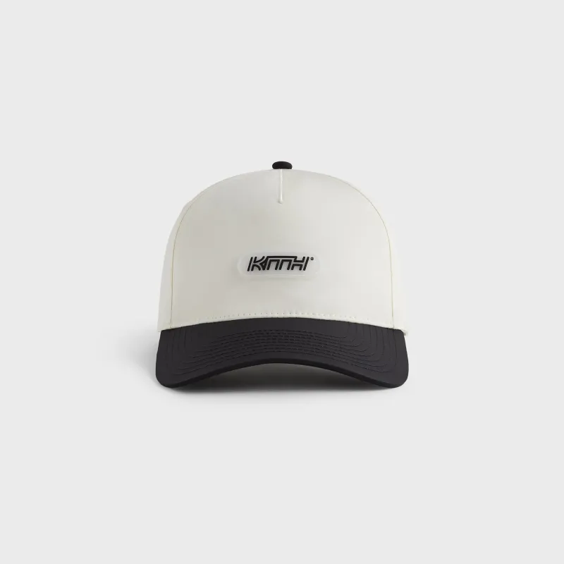 Kith Two-Tone Wrinkle Nylon Bay Low Pinch Crown Cap - Black sold by Kith