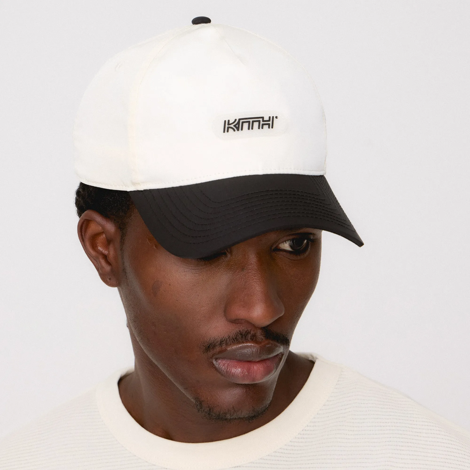 Kith Two-Tone Wrinkle Nylon Bay Low Pinch Crown Cap - Black sold by Kith product image thumbnail 2