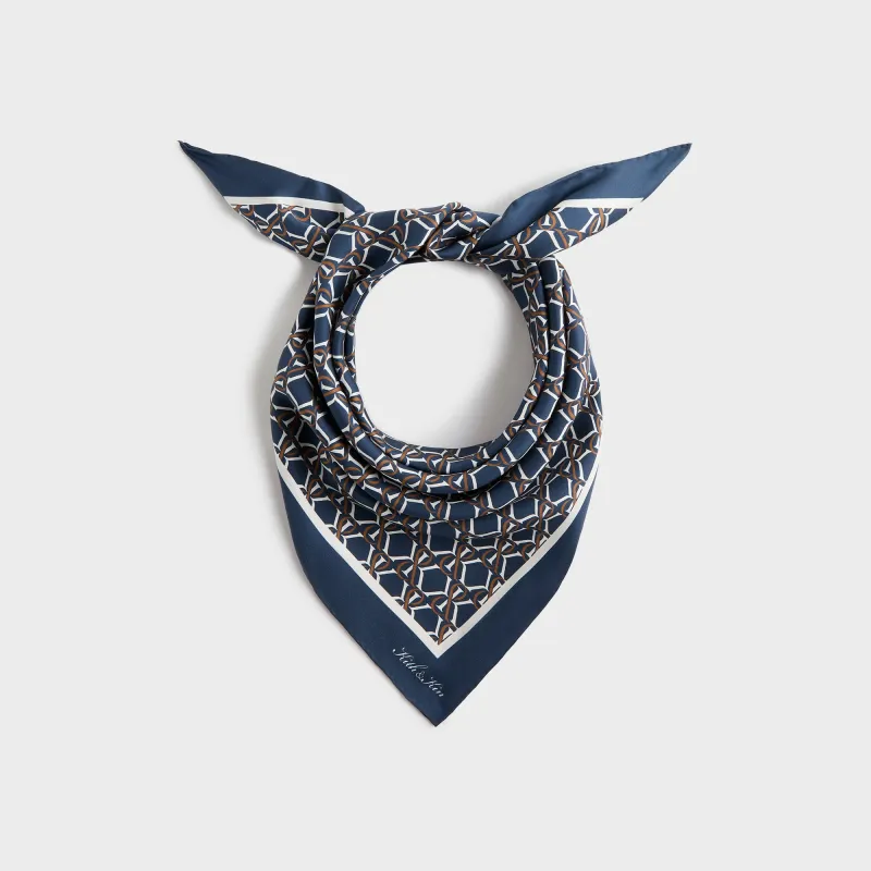 Kith Monogram Crest Bandana - Nocturnal sold by Kith