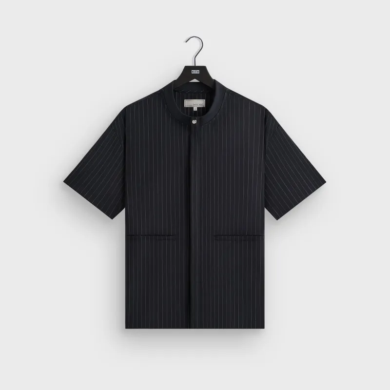 &Kin Tropical Wool Casper Shirt - Admiral sold by Kith
