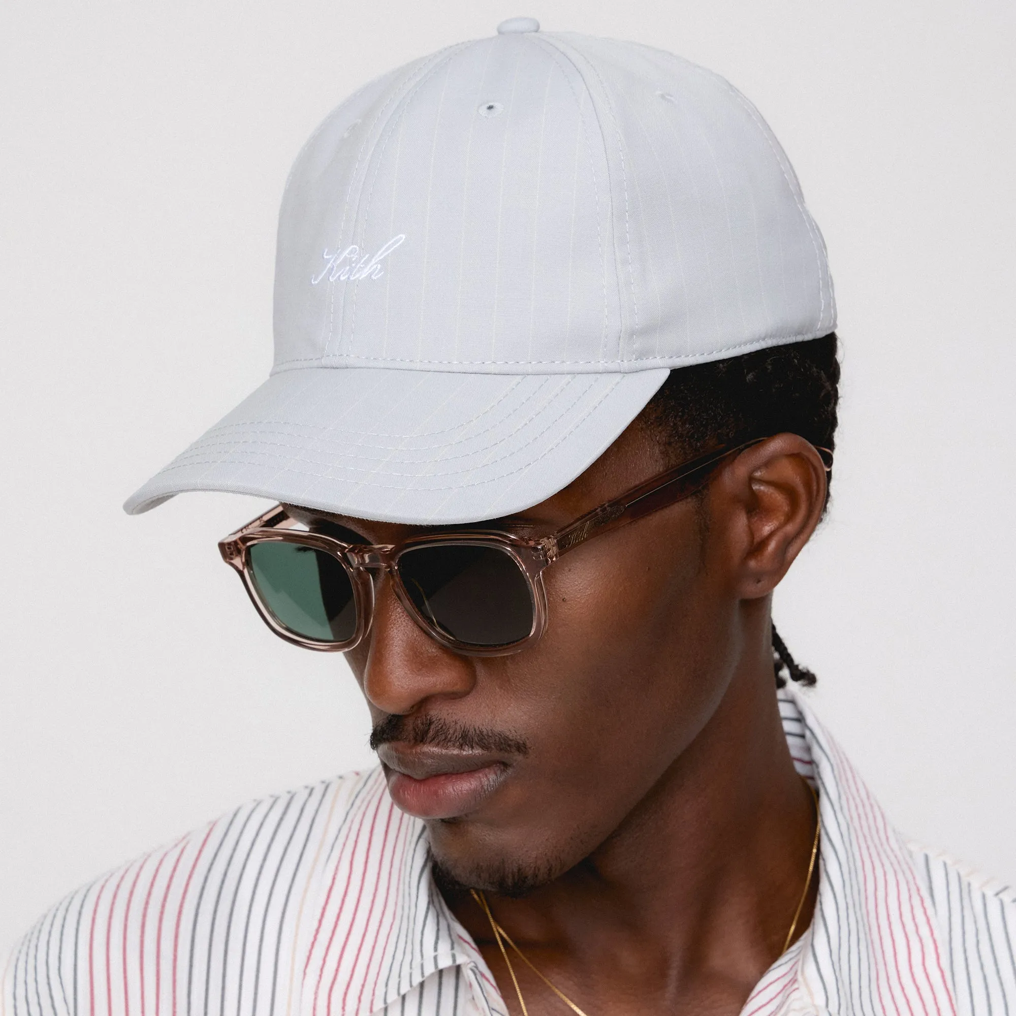 Kith Tropical Wool Aaron Classic Cap - Concrete sold by Kith product image thumbnail 2