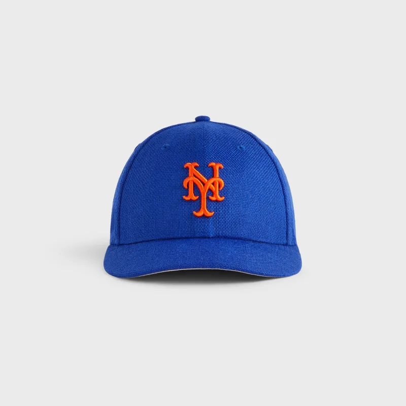 Kith & New Era for the New York Mets Raffia Low Profile 59FIFTY Fitted - Royal sold by Kith