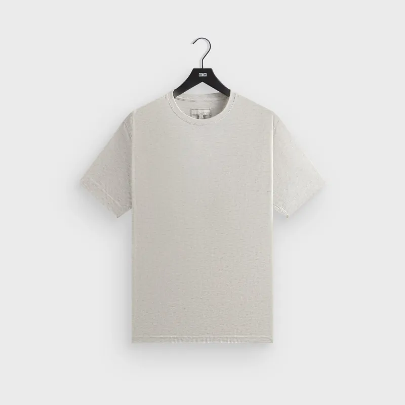 &Kin Pima Jersey Short Sleeve Heathrow Tee - Light Heather Grey sold by Kith
