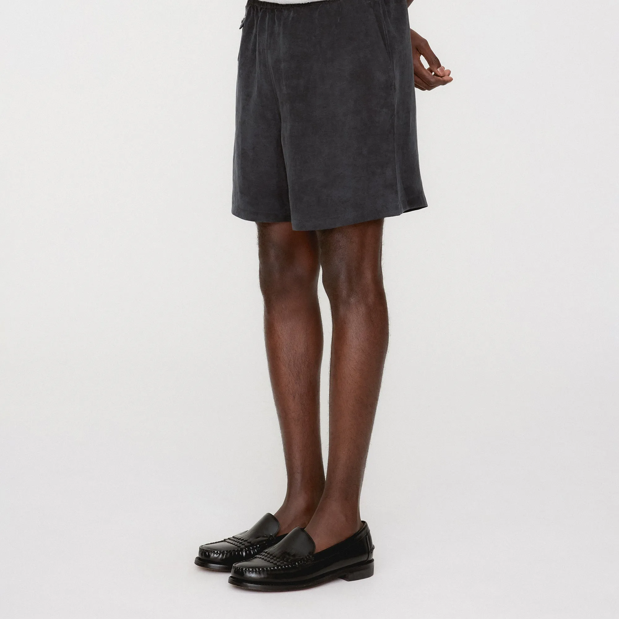 &Kin Cupro Linen Kellen Short - Black sold by Kith product image thumbnail 2