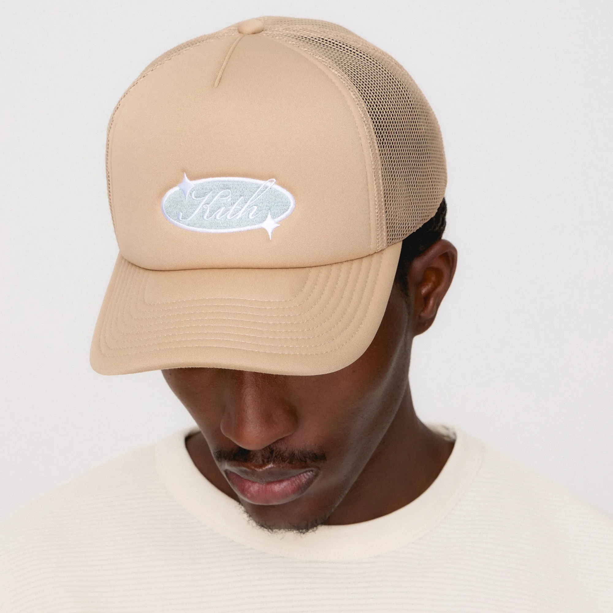 Kith Freeway Logo Poly Foam Nolan Trucker Hat - Canvas sold by Kith product image thumbnail 2