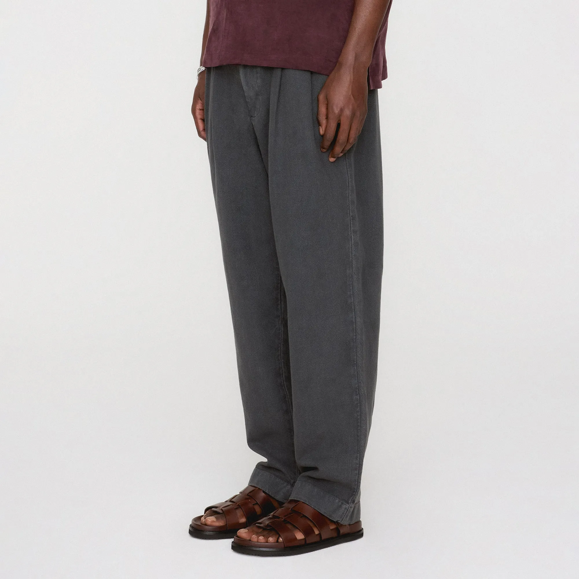 Kith Soft Woven Ari Trouser - Carbon sold by Kith product image thumbnail 2
