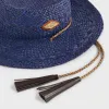 Kith Raffia Traveler’s Hat - Nocturnal sold by Kith