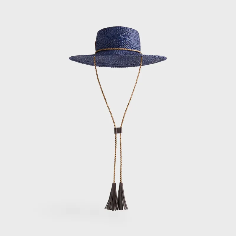 Kith Raffia Traveler’s Hat - Nocturnal sold by Kith