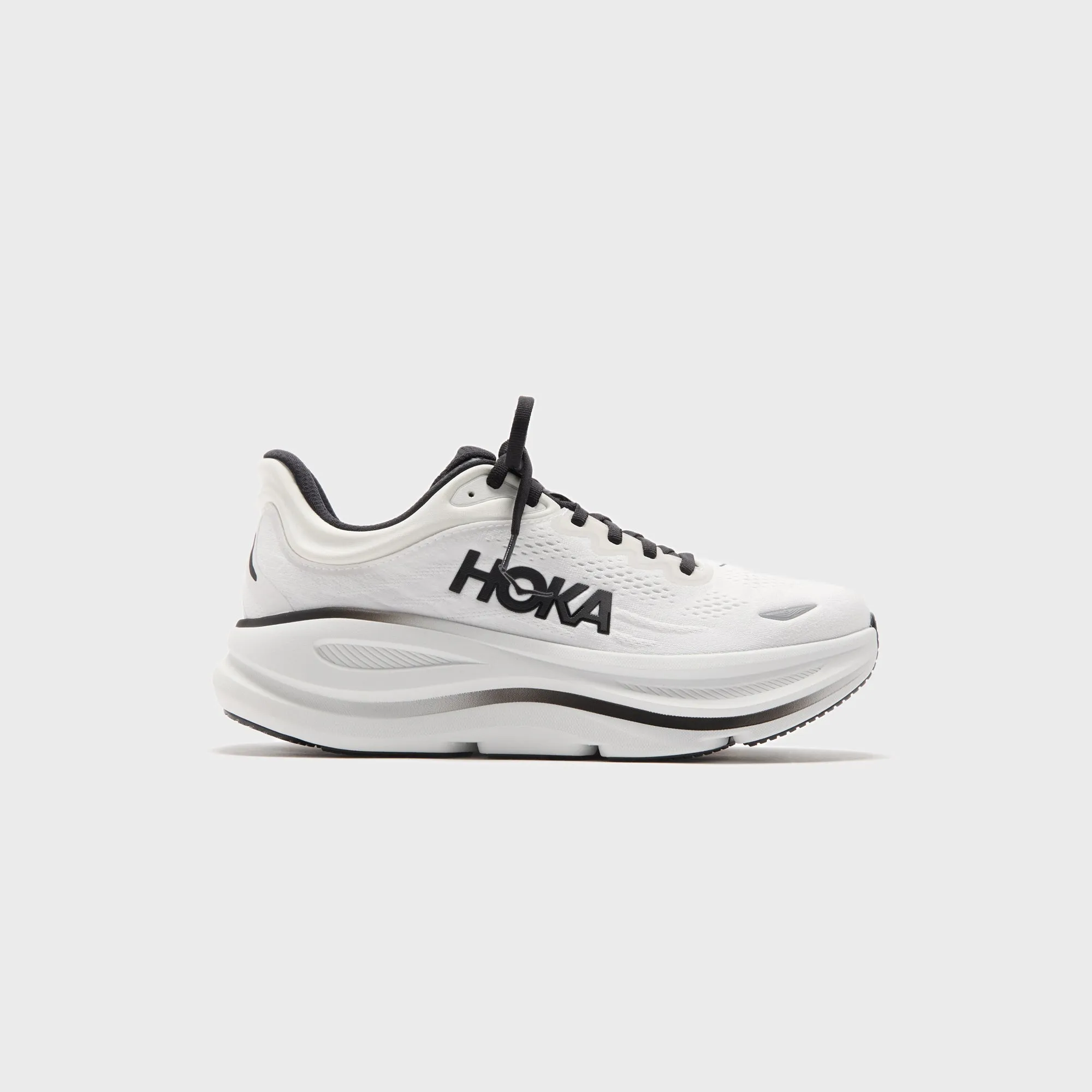 HOKA Bondi 9 - White / Black sold by Kith