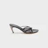 Coperni Low Strap Sandals - Black sold by Kith