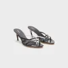 Coperni Low Strap Sandals - Black sold by Kith