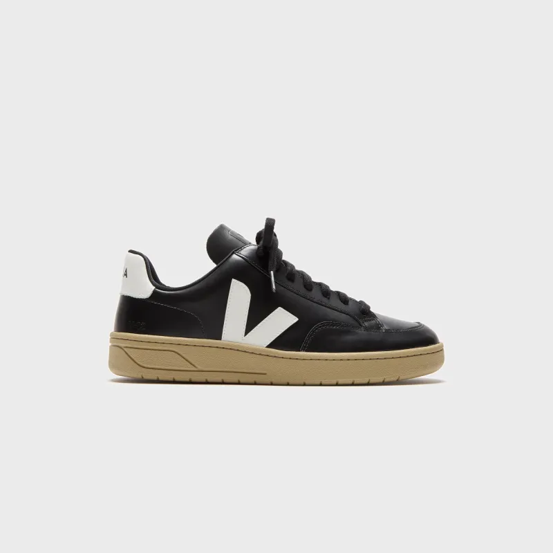Veja V-12 - Extra Black / White Dune sold by Kith