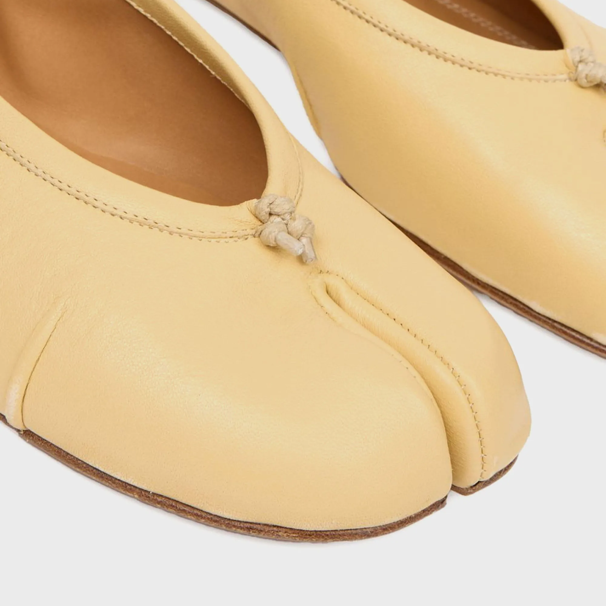 Maison Margiela Tabi Ballerina Soft Nappa Leather - Vintage Treatment sold by Kith product image thumbnail 4
