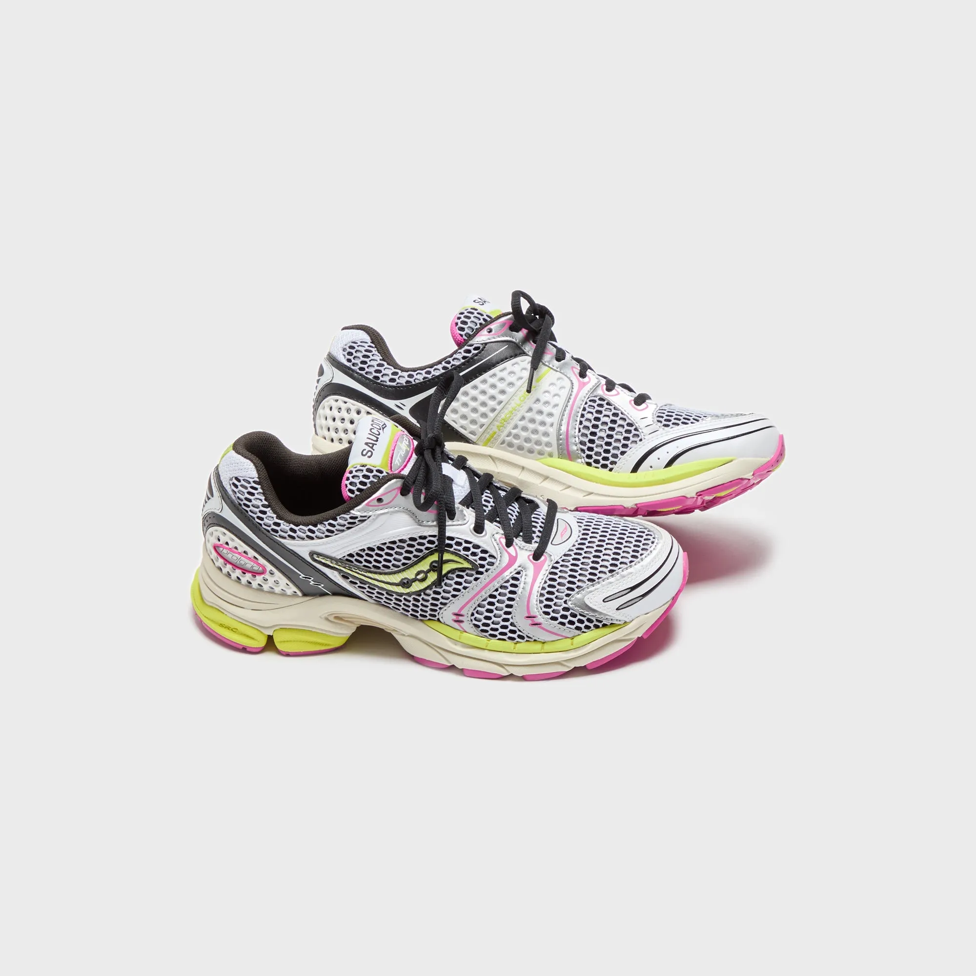 Saucony Progrid Triumph 4 - White / Fluo sold by Kith product image thumbnail 4
