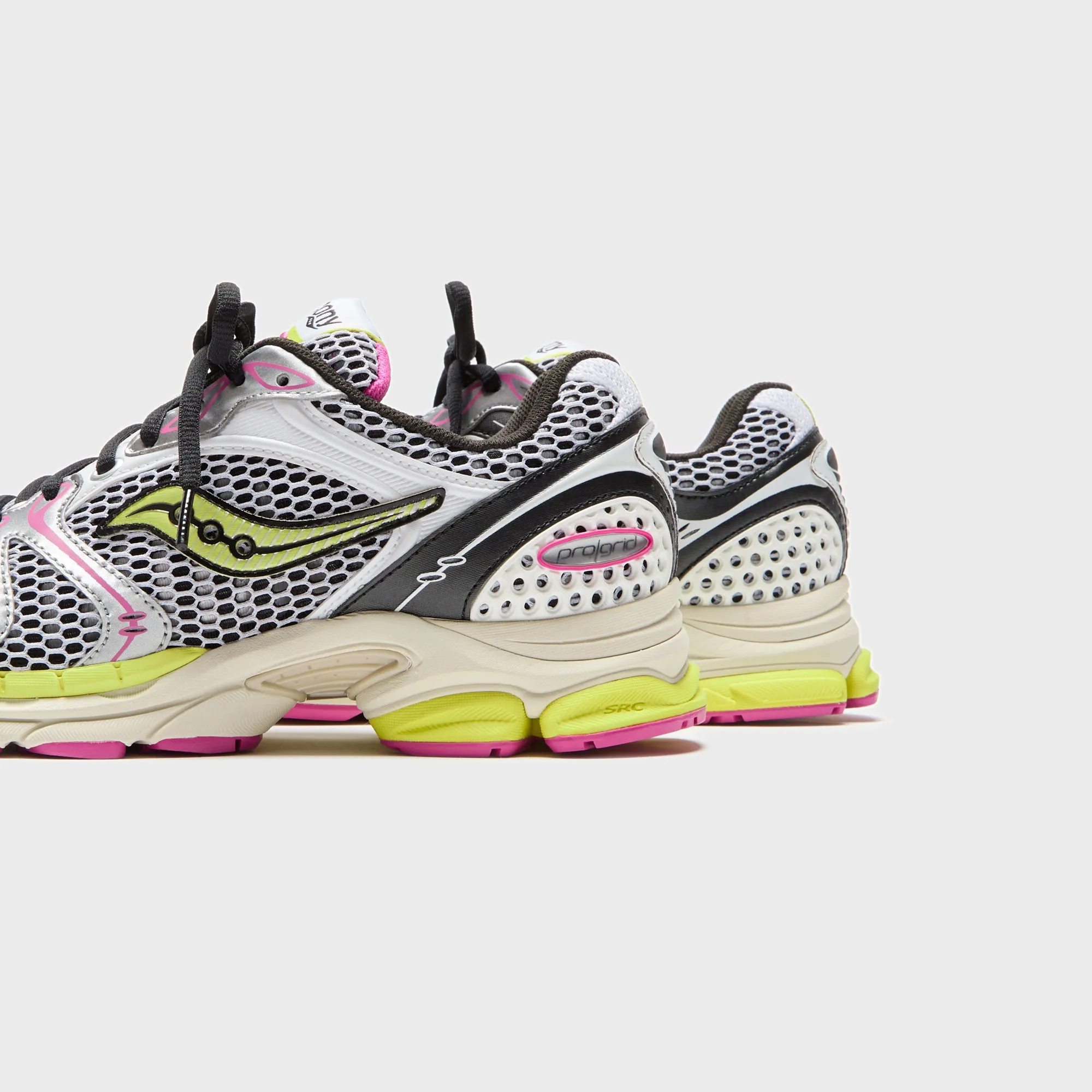 Saucony Progrid Triumph 4 - White / Fluo sold by Kith product image thumbnail 3