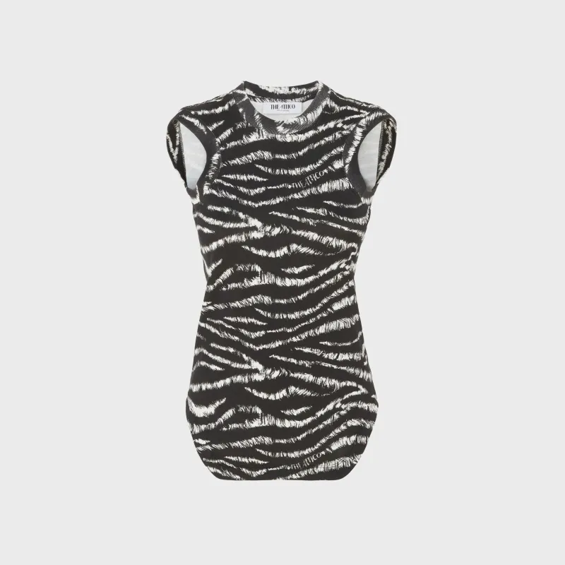 The Attico Reese Tank Top - Black / White sold by Kith