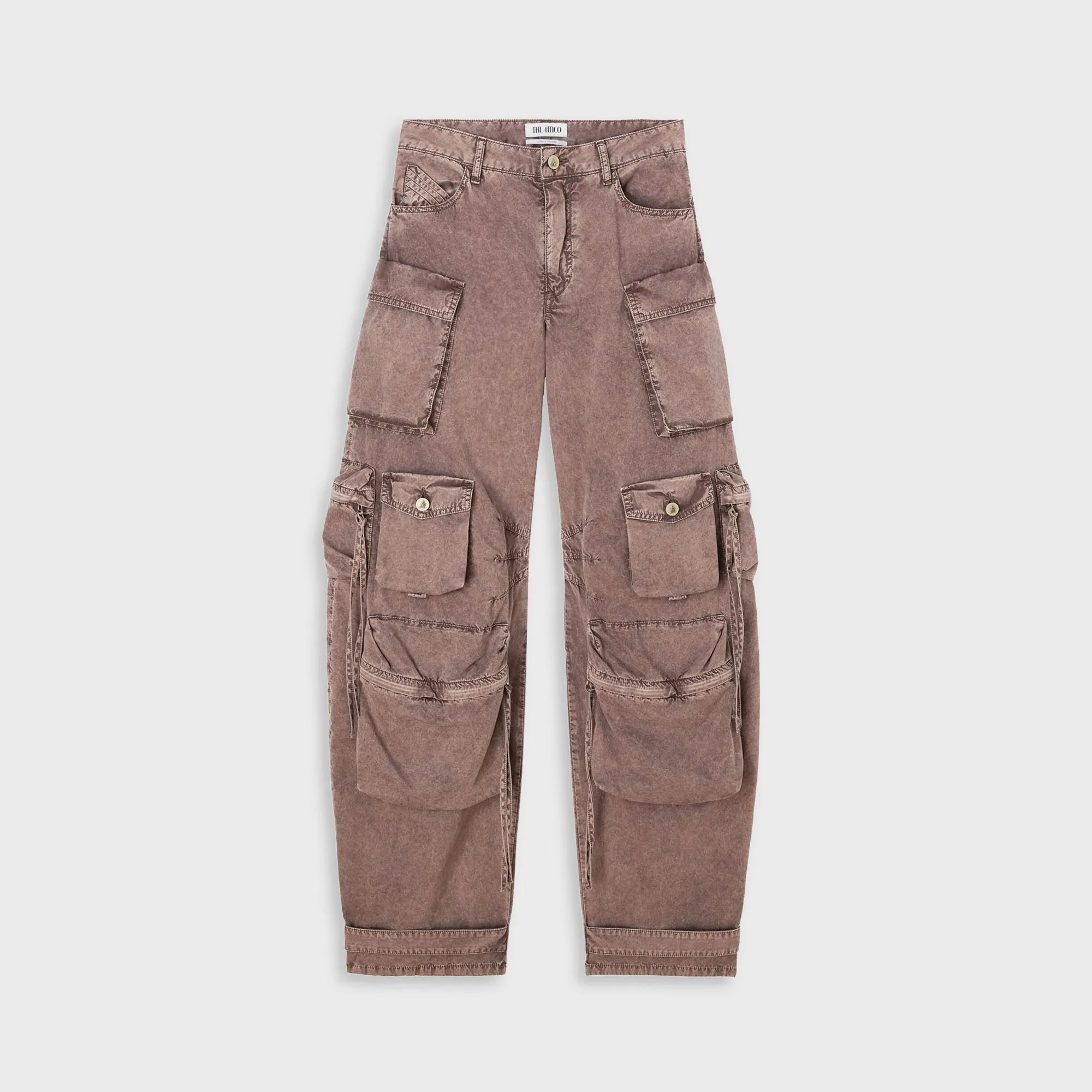 The Attico Fern Long Pant - Washed Mauve sold by Kith