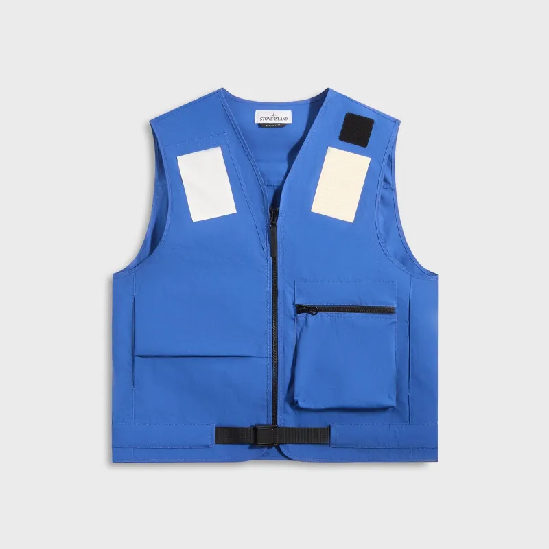 Stone Island Vest - Blue Marine sold by Kith
