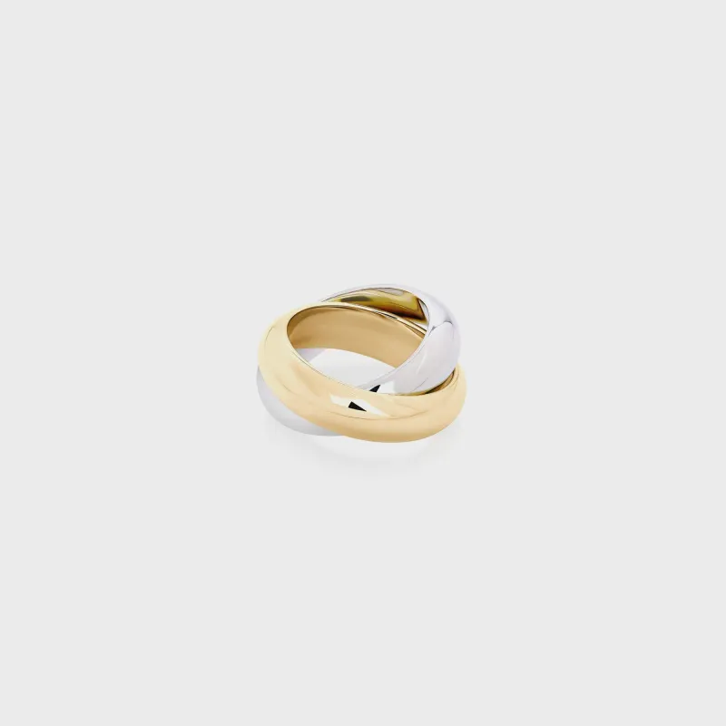 SHASHI Ross Ring - Gold / Silver sold by Kith