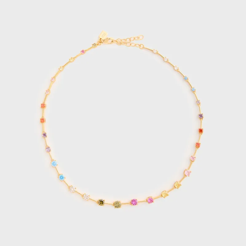 Crystal Haze Astro Rainbow Necklace - Multi sold by Kith