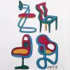 by Parra Unreasonable Chairs Tee - White sold by Kith