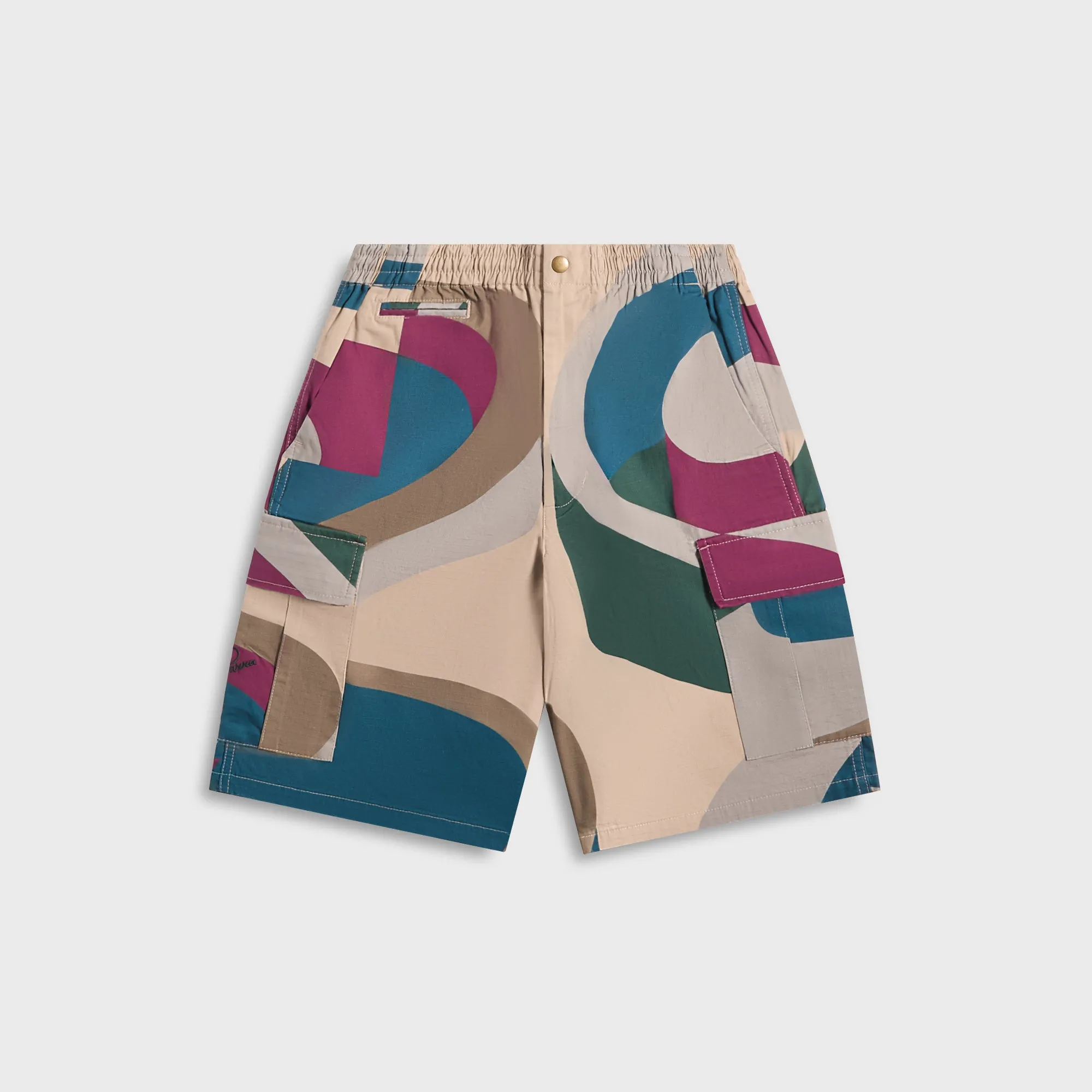 by Parra The Wall Camo Shorts - Sand sold by Kith