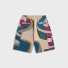 by Parra The Wall Camo Shorts - Sand sold by Kith