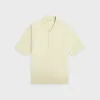 Auralee Super High Gauge Cotton Knit Polo - Light Pistachio sold by Kith