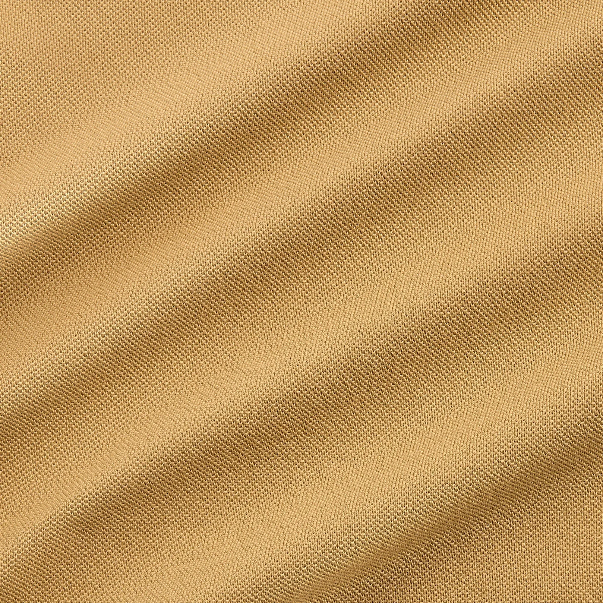 Auralee Pima Cotton Heavy Pique Polo - Khaki Beige sold by Kith product image thumbnail 3