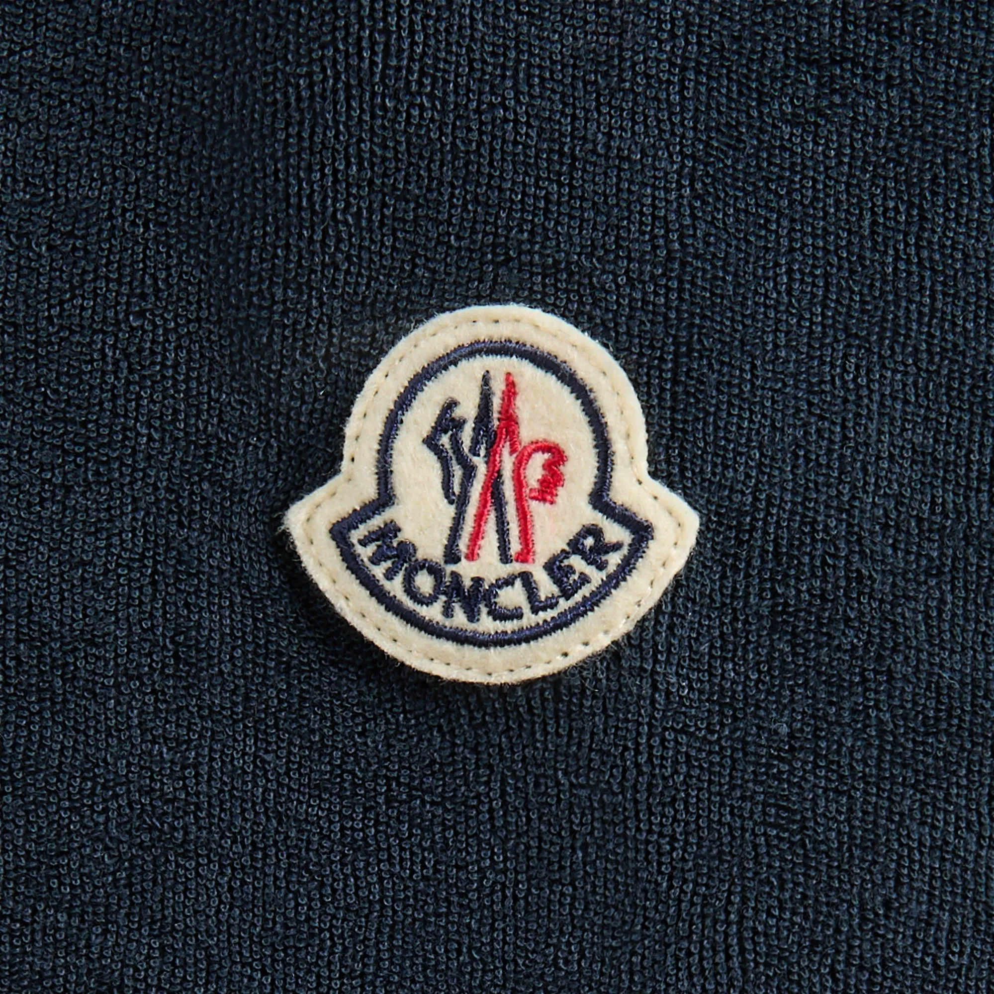 Moncler Short Sleeve Polo - Black sold by Kith product image thumbnail 4