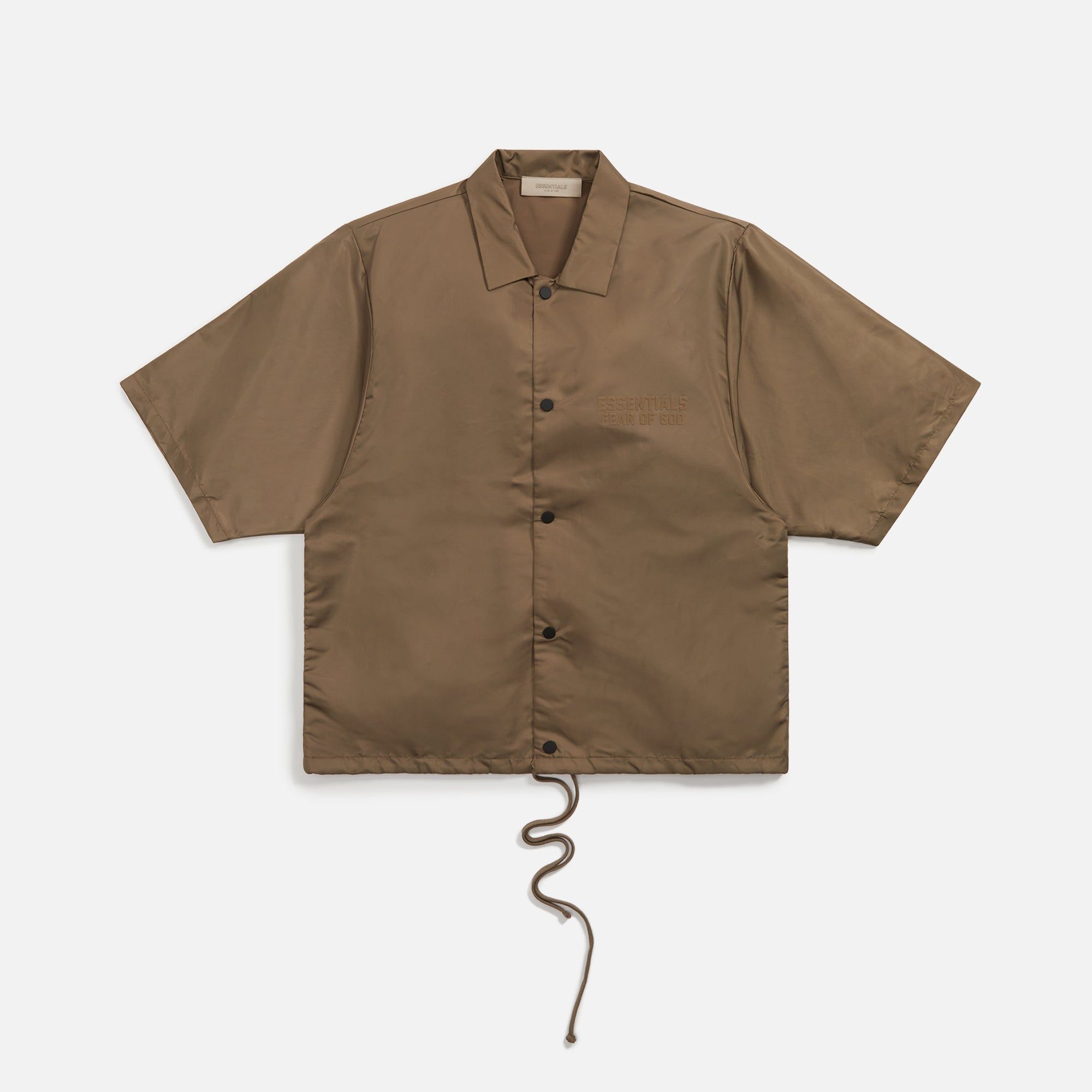 Essentials Nylon Shirt - Wood sold by Kith