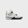 Jordan GS Air Jordan 4 Retro - Summit White / Fire Red / Tech Grey / Black sold by Kith
